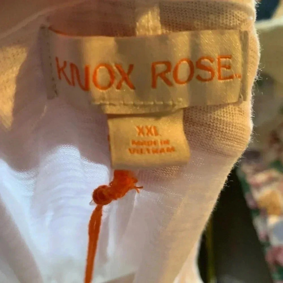 NWT Knox Rose Women’s Top Short Sleeve Size XXL - Picture 2 of 3